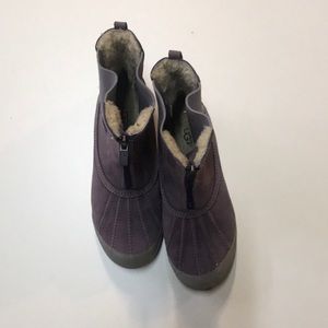 Fur ugg snow and rain booths almost new quality